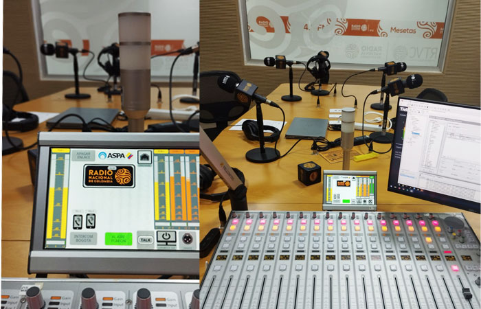 Estudios de RTVC con consolas DHD 52SX